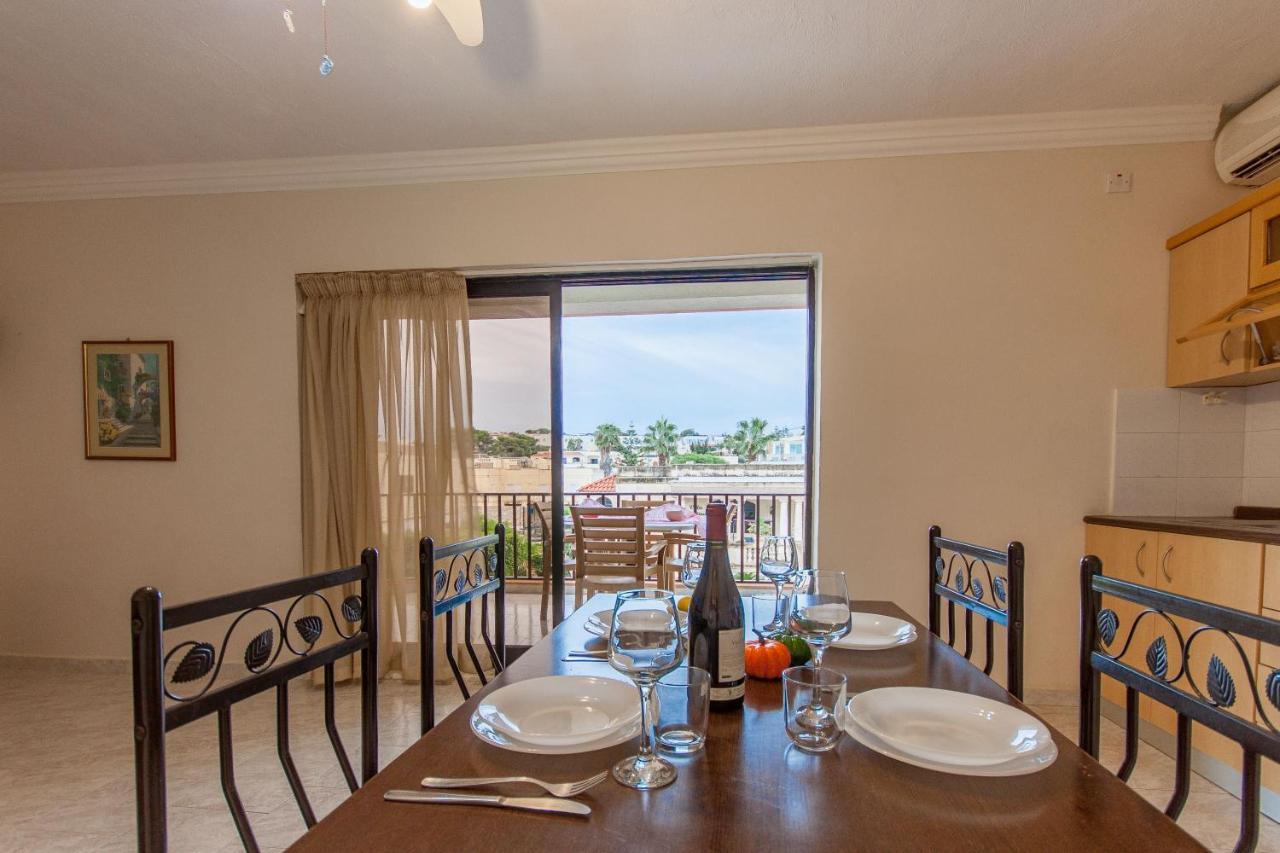 Pool And Sea Merill Apartments - Happy Rentals Mellieħa Exteriör bild