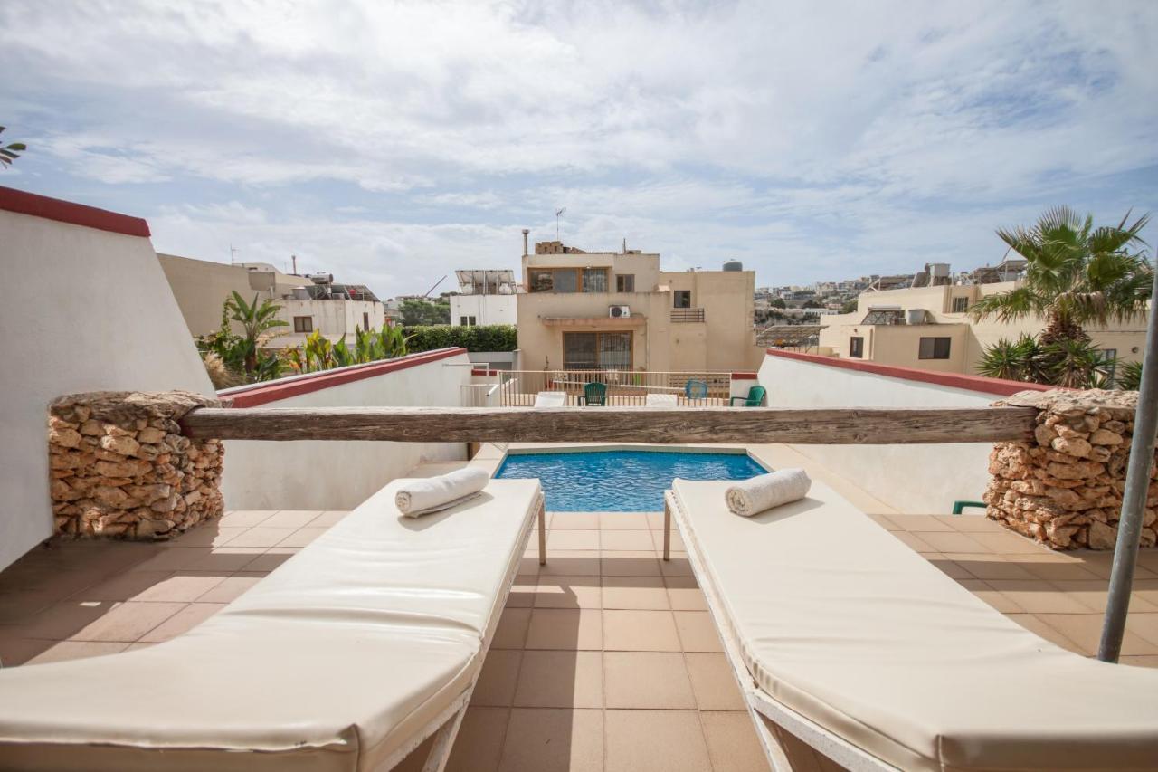Pool And Sea Merill Apartments - Happy Rentals Mellieħa Exteriör bild
